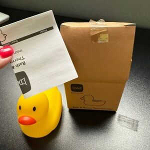 Yellow Rubber Duck Bath Thermometer Bathroom Ducky NEW